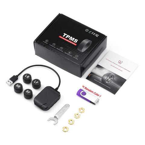 Android TPMS for Car Radio DVD Player Tire Pressure Monitoring-AM00607-Veeddydropshipping