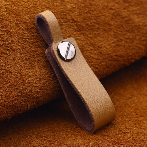 Genuine Leather Tow Straps Material Smooth Surface Car Key-AM01425-Veeddydropshipping