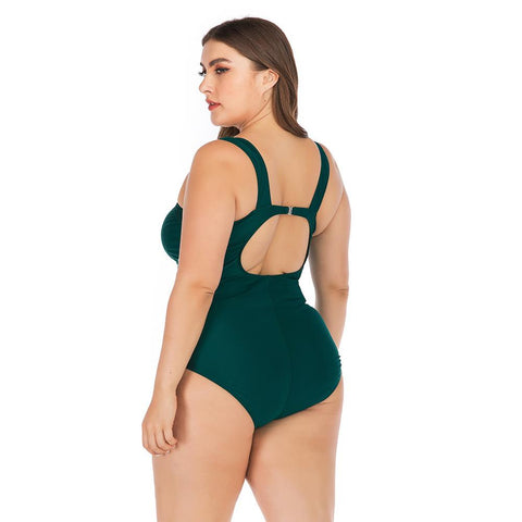 Sexy Leopard Large Size 5XL Swimwear Women One Piece Swimsuit -OS00143-Veeddydropshipping