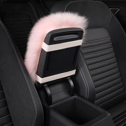Car Armrest Cover Winter Auto Warm Center Console Pad Non Slip-AM00038-Veeddydropshipping