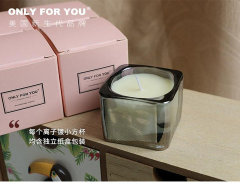 Fragrance Square Aromatherapy Candles Cup-HA00365-Veeddydropshipping