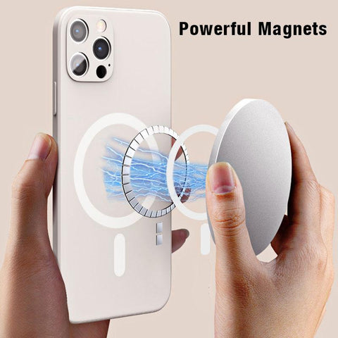 2pcs/lot Magnetic Circle Sticker for Magsafe Magnet Phone Wireless Charging Ring Sheet Disk for iPhone-PA00038-Veeddydropshipping