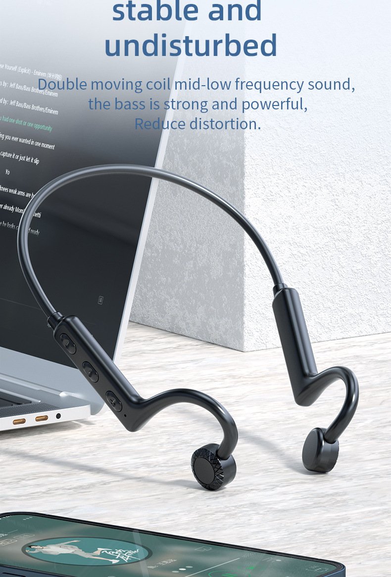 Concept Bone Conduction Wireless Bluetooth Headset-Veeddydropshipping