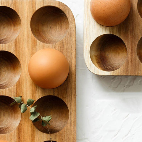 Wooden Egg Tray Rack Egg Storage-HA00970-Veeddydropshipping