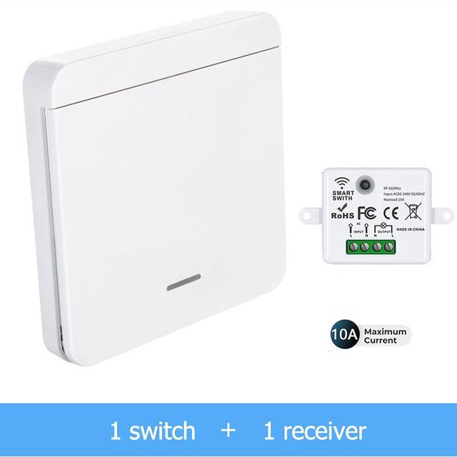 AXUS 433mhz RF Wireless Switch 110V 220v 10A Switch Module Receiver-TI01108-Veeddydropshipping