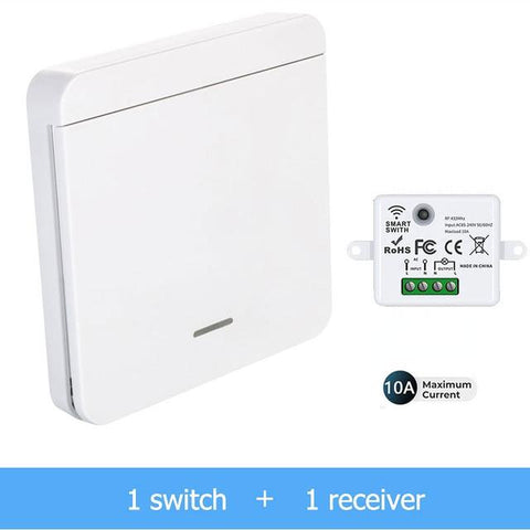AXUS 433mhz RF Wireless Switch 110V 220v 10A Switch Module Receiver-TI01108-Veeddydropshipping