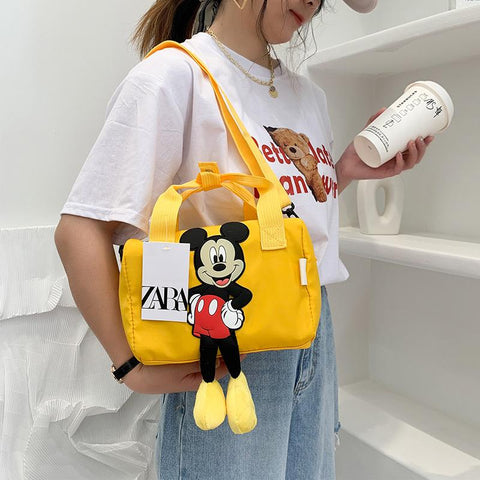 Cartoons Mickey Mouse Nylon Bag Women Messenger Bag Cute Anime-BS00139-Veeddydropshipping