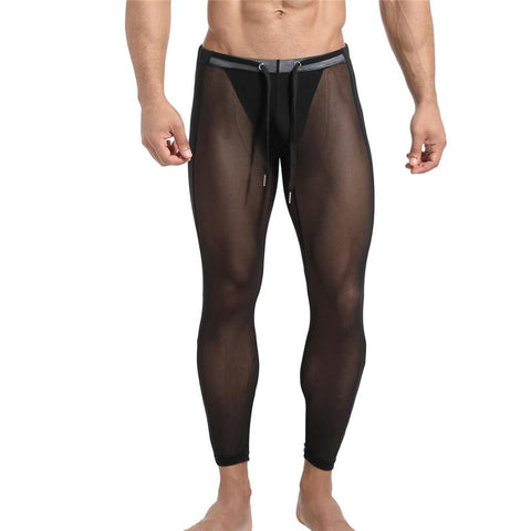 Transparent Man Underwear Breathable Men&#39;s Lingerie Leggings Sleep-MF01549-Veeddydropshipping
