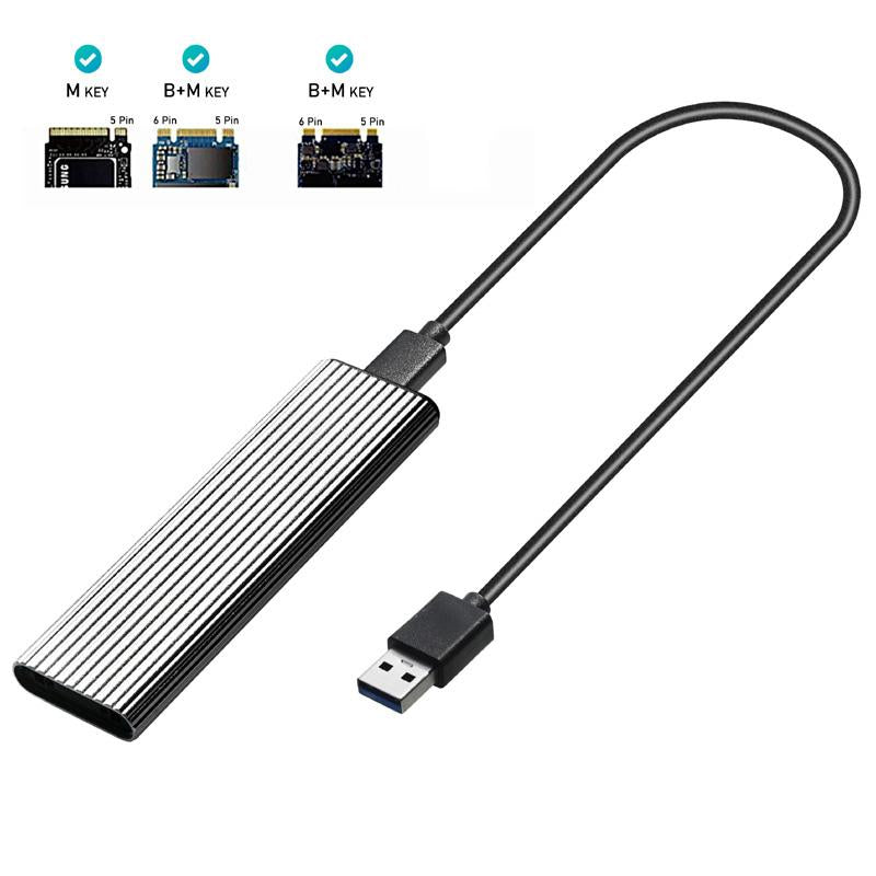 M2 SSD Case NVME Enclosure M.2 to USB SSD Adapter for NVME PCIE NGFF-CE00086-Veeddydropshipping