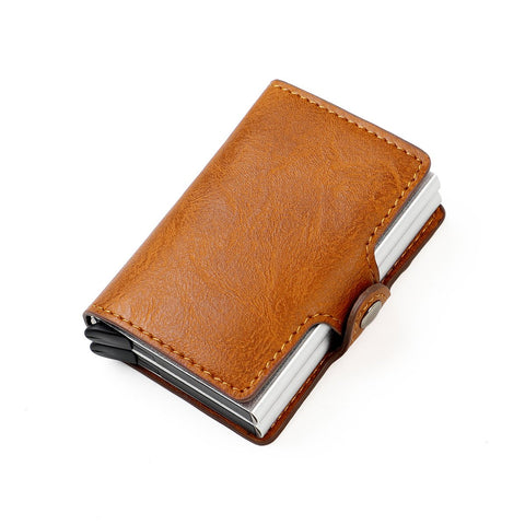 Fiber Leather Wallet Credit Card Holder for Women-BS00646-Veeddydropshipping