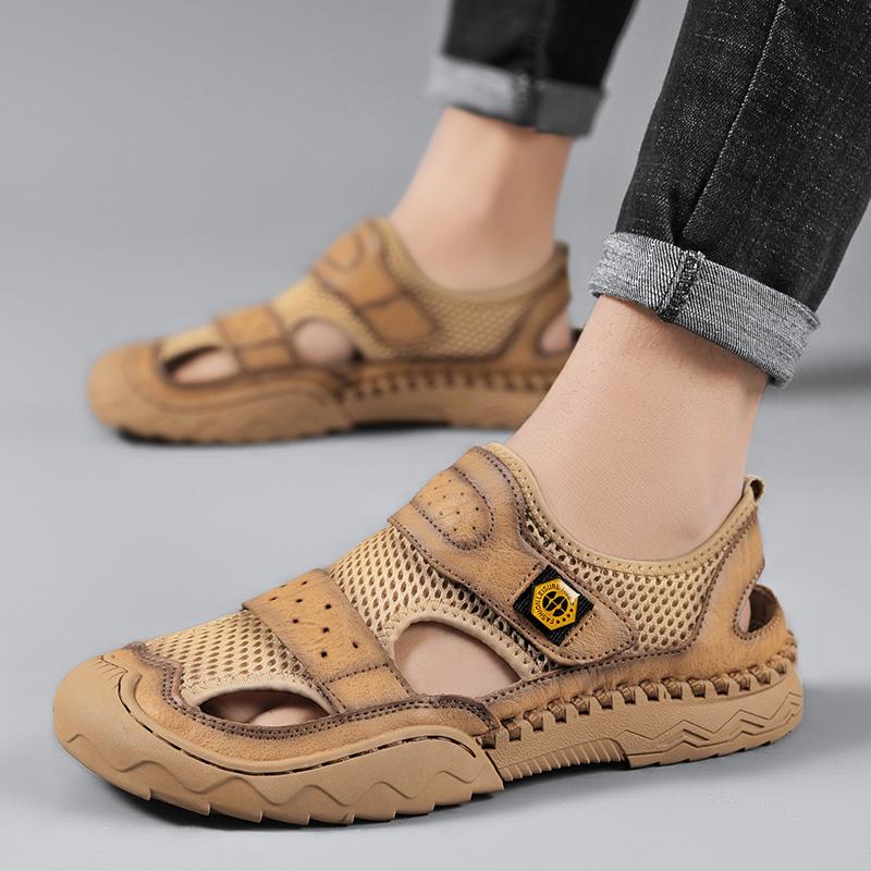 Sandals Lightweight Non-slip Driving Flats Moccasin-BS01453-Veeddydropshipping