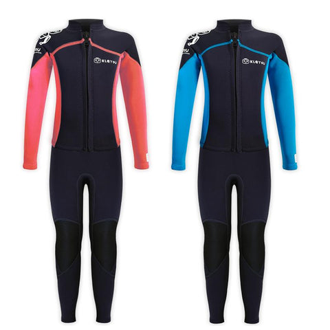 Kids Neoprene Swimsuit Girls Surfing Diving Suit Children Underwater Wetsuit Boys-OS00002-Veeddydropshipping