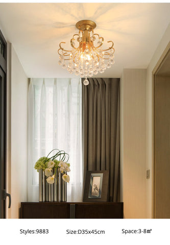 Modern Crystal Ceiling Chandelier LED Light Fixture-TI00272-Veeddydropshipping