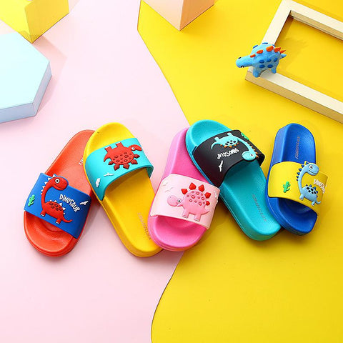 Top Quality Cute Kids Slippers Dinosaur Baby Home Slippers-TB00150-Veeddydropshipping