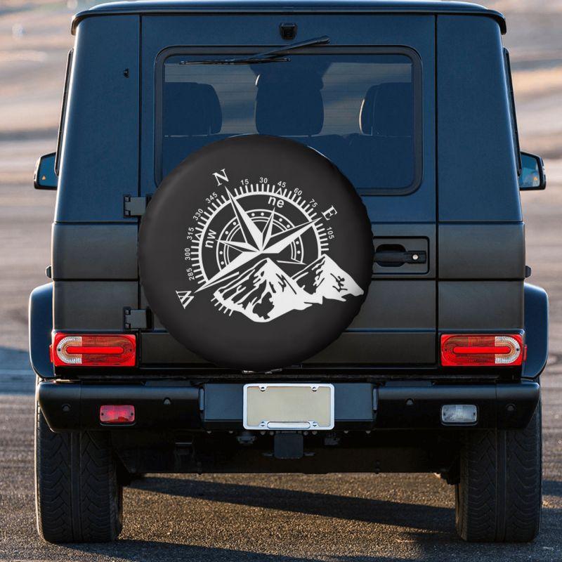 Mountain Spare Wheel Tire Cover for Toyota Land Cruiser Prado-AM00859-Veeddydropshipping