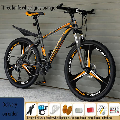 Mountain Biking Bicycle Adult Male Teen Female Variable Speed Trail Double -OS01015-Veeddydropshipping