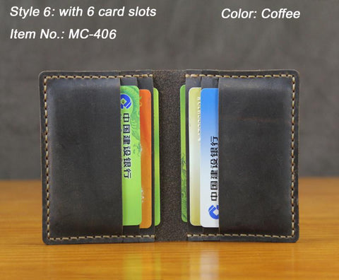 Card Holder Men Leather Credit Card Case Small Women Card ID-BS00625-Veeddydropshipping