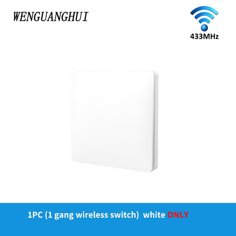SIXWGH Smart Wireless Switch RF433Mhz Self-Powered Push Button Wall-TI01136-Veeddydropshipping