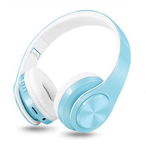 Newly Macaron Colors Stereo Headset Bluetooth Earphone Headphone Wireless -CE01193-Veeddydropshipping