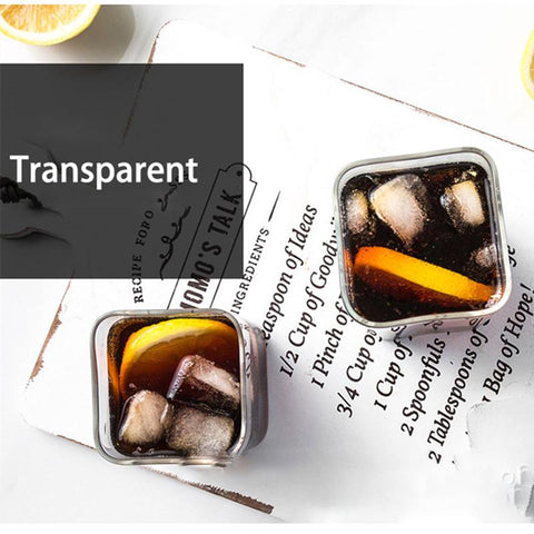 Square Glass Cup Mug Heat-Resistant Water Cups-HA01278-Veeddydropshipping