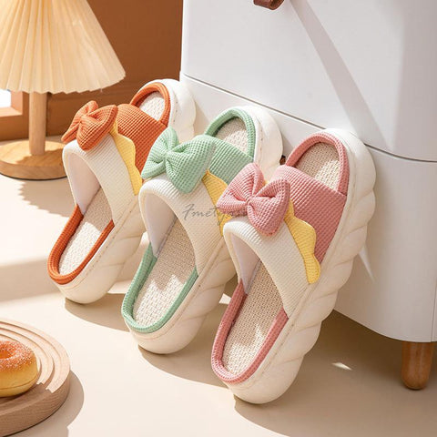 Bedroom Platform Slides Non-Slip Female House Slippers-BS01118-Veeddydropshipping