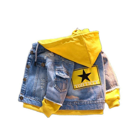 Spring Autumn Denim Jacket Boy Girl Korean Version-Veeddydropshipping
