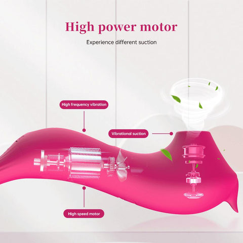 2 in1 Sucking Vibrators Female Masturbator clitoris stimulator Clit sucker Vibrator -BH01232-Veeddydropshipping