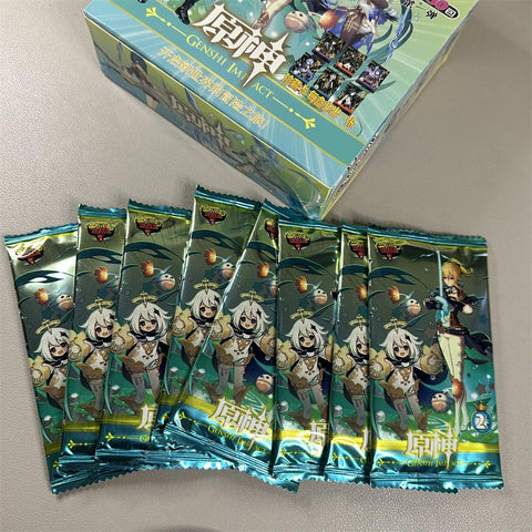 Game Genshin Impact Collection Cards Games Letters Cards Table Board-TB01595-Veeddydropshipping