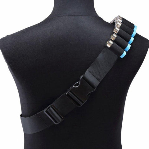 Bandolier Tactical Adjustable Shotgun Shell Belt Carrier for-OS01380-Veeddydropshipping