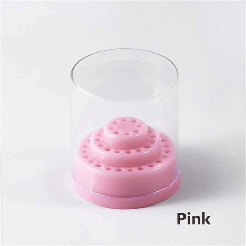 Acrylic Nail Drill Bits Storage Box Holder Display Nail Files -BH01053-Veeddydropshipping