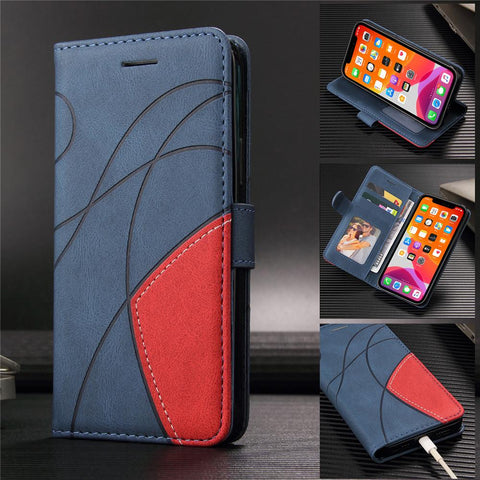 For Samsung Galaxy S10 Plus Case Leather Flip Cover Galaxy S10 Phone Case-PA00199-Veeddydropshipping