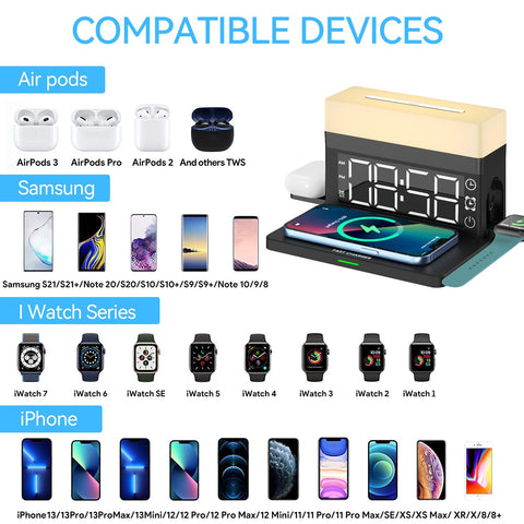 BXGG Wireless Charging Station 3 in 1 Charging Station For Multiple Devices-PA01102-Veeddydropshipping