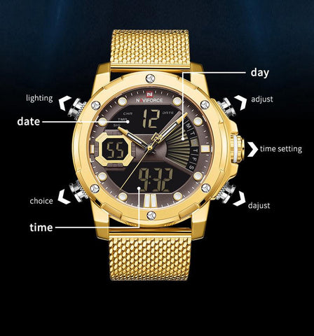 Watches For Men Luxury Brand Quartz Waterproof Clock-JW00799-Veeddydropshipping