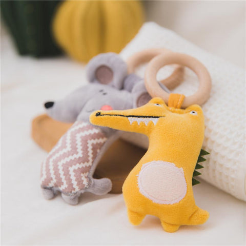 1pc Baby Rattles Wooden Pendant Mobile Baby Toys Fitness Accessories Cartoon Infant Toy-TB00526-Veeddydropshipping