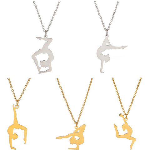 Geometric Pendant Necklace Choker Chain Sports Jewelry -JW01201-Veeddydropshipping
