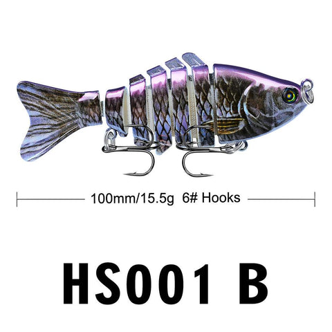 1PCS Fishing Baits Trolling Swim Minnow Wobbler Multi-section Hard Bait 13.5CM -OS00512-Veeddydropshipping