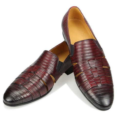 Casual Fashion Shoe Wine Red Slip on Summer New-BS01505-Veeddydropshipping