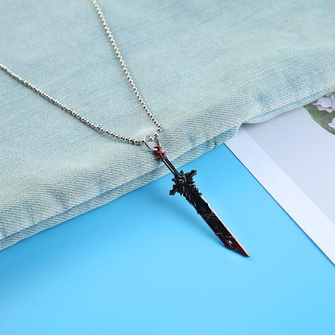 Weapons Necklace  Gravestone Choker Sword Pendant-JW01267-Veeddydropshipping