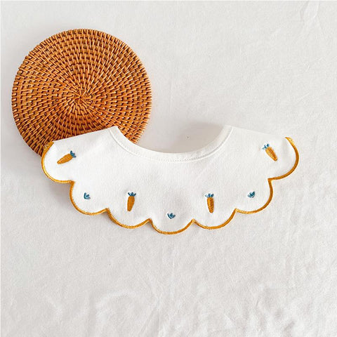 Baby Bibs Newborn Kids Bandana Flower Burp Cloth Soft Cotton Infant Boy-TB00471-Veeddydropshipping