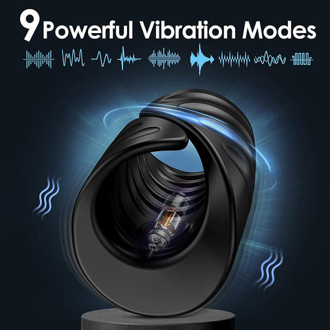 Bluetooth Penis Vibrator for Men Penis Delay Trainer Sex Machine Glans Massager -BH01284-Veeddydropshipping