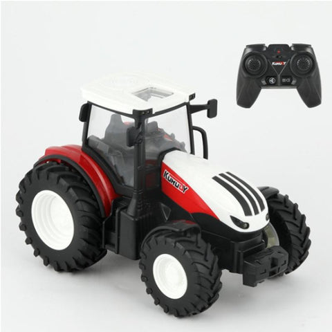 1/24 RC Tractor Trailer with LED Headlight,Farm Toys Set 2.4GHZ Remote-TB01450-Veeddydropshipping