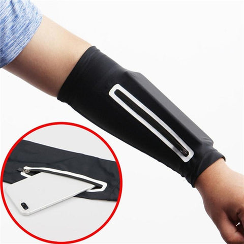 Sports Running Pouch Arm Sleeves Sun Screen Arm Protective Covers With Mobile-OS00924-Veeddydropshipping