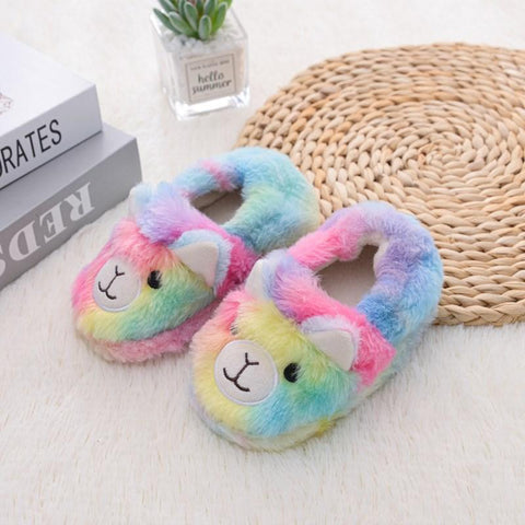 Winter Unicorn Slippers Kids Toddler Girl Flip Flop Baby Boys-TB00111-Veeddydropshipping