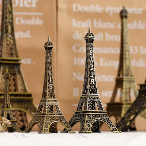 Bronze Paris Eiffel Tower Metal Crafts Home Decoration-HA00322-Veeddydropshipping