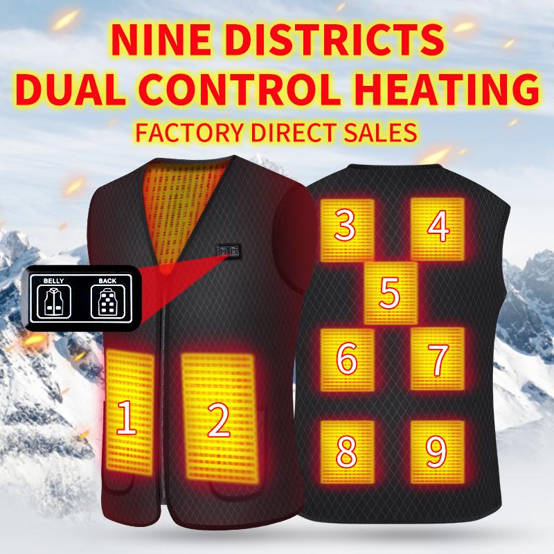 Fashion Winter Coat Intelligent USB Heating-HA01143-Veeddydropshipping