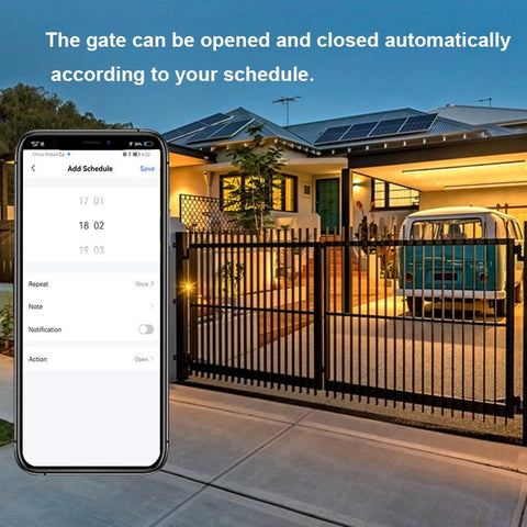 Tuya Smart Life ZigBee Motorized Swing Gate Sliding Gate Controller Dry -CE00575-Veeddydropshipping