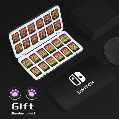 2022 New Ns Switch Oled Game Card Storage Box Hard Shell Protective 24 Game -CE01340-Veeddydropshipping