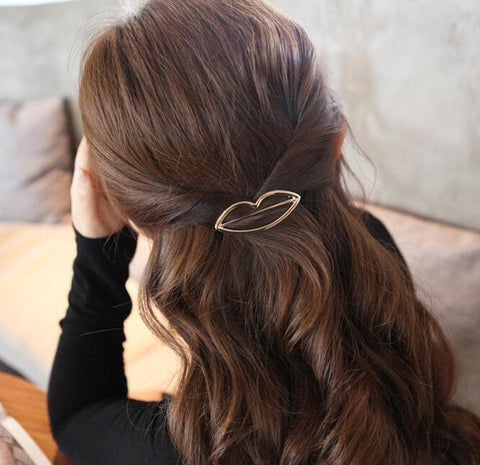 Fashion Metal Leaf Hair Clip Barrettes Hairpin-WF01291-Veeddydropshipping
