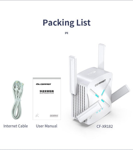 Wireless Repeater Extender With 4 Antenna-CO01325-Veeddydropshipping