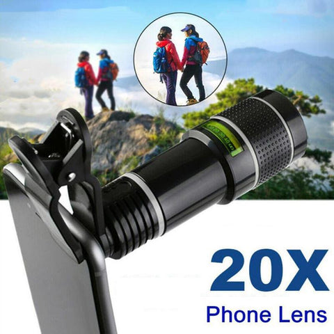 20x Zoom HD Universal Smartphone Optical Camera  Monocular-PA01230-Veeddydropshipping